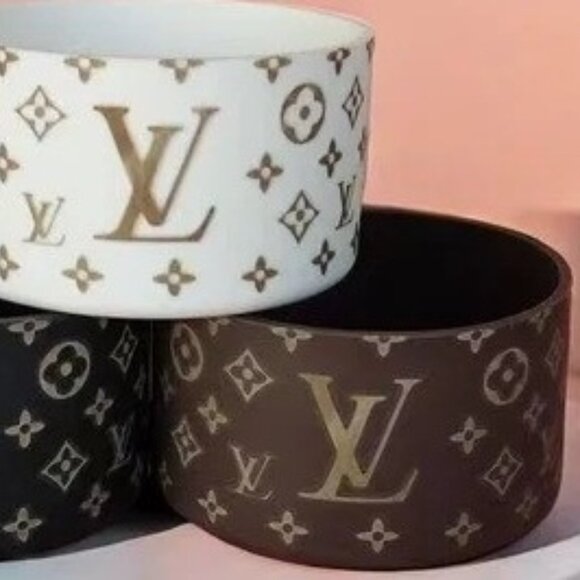 Stanley Brown 40oz Tumbler Laser w/ Brown Gem Straw Topper &Brown Boot Sleeve lv - Picture 3 of 7